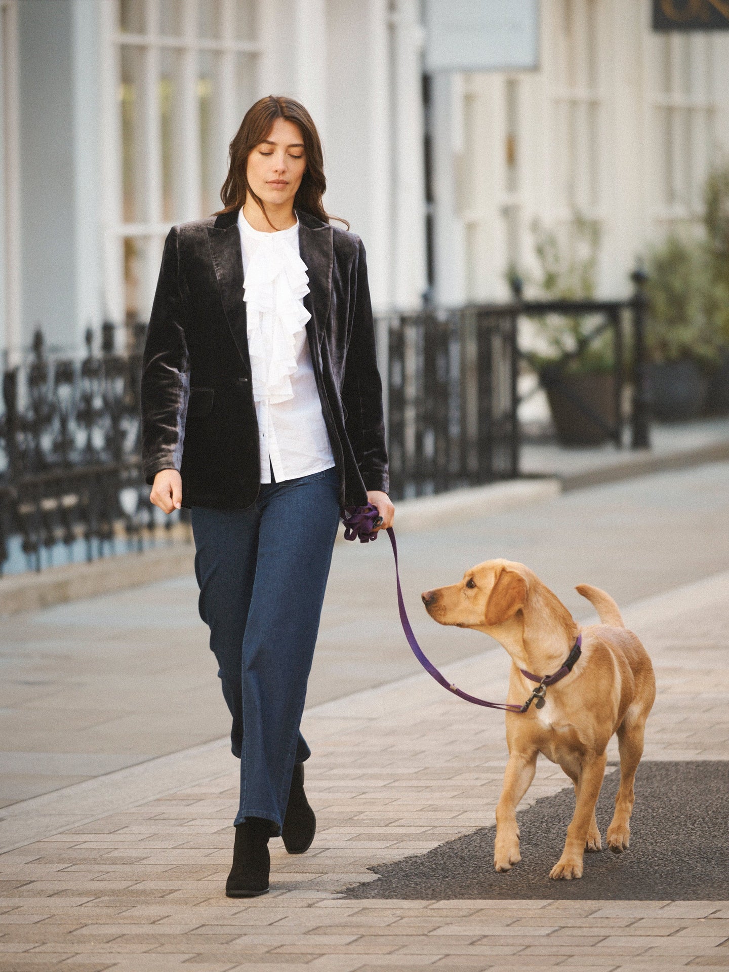 Suzie cotton frill shirt - White