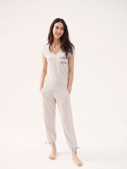 Anmari jersey stripe pj bottom