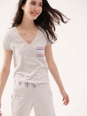 Georgie jersey stripe pj tee