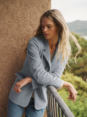 Bryony oversized cord blazer - Light Grey
