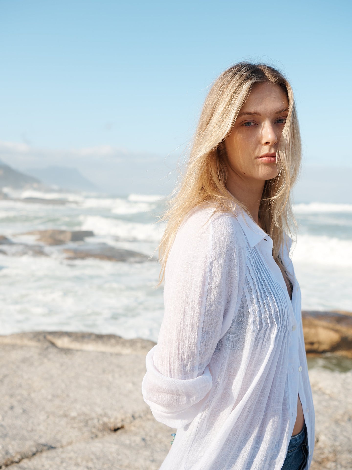 Sami gauze linen maxi dress