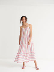 Nini stripe maxi dress