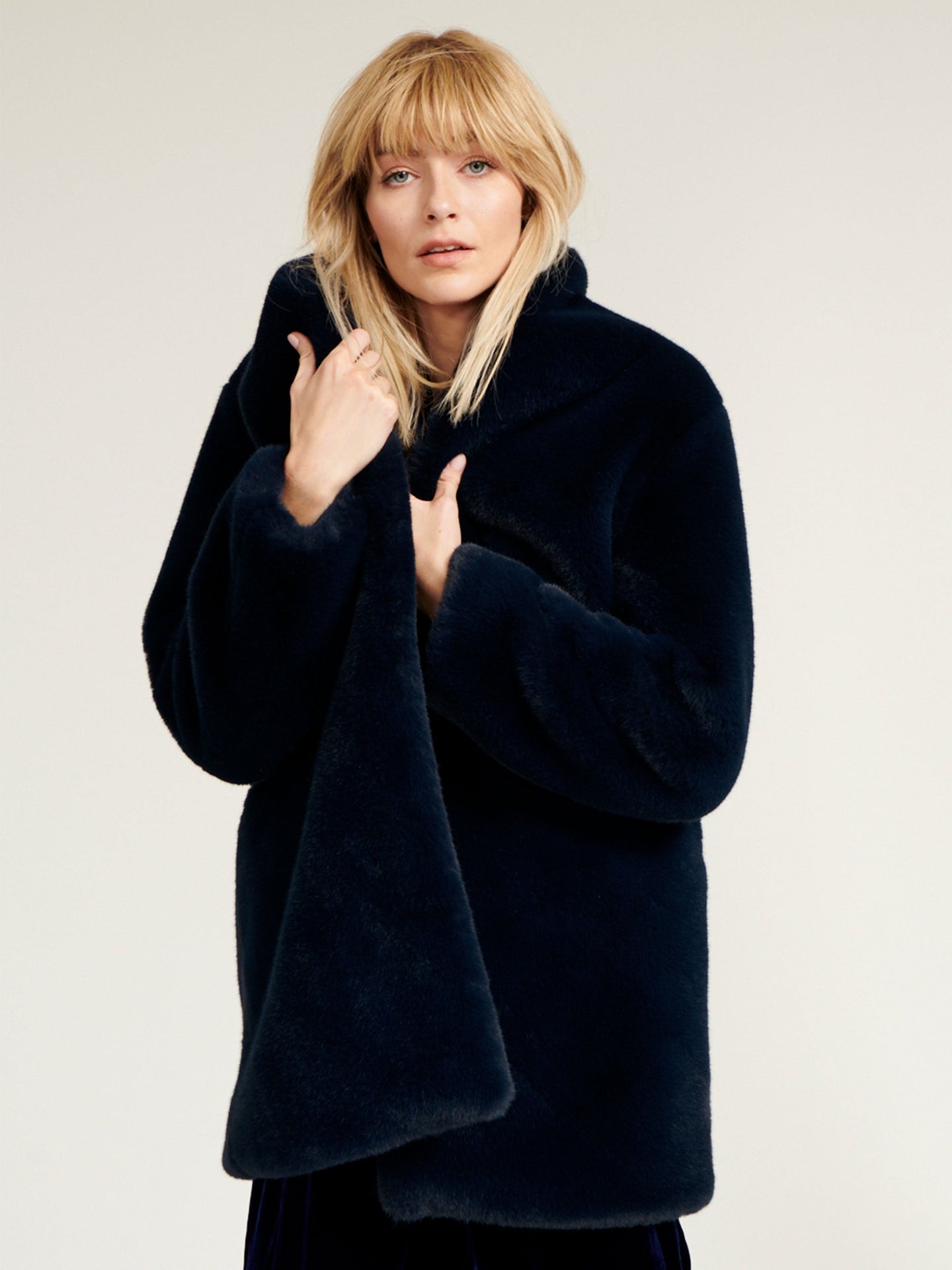 Dulcie faux fur 3/4 coat