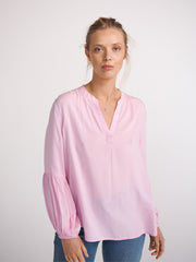 Amy viscose fluted sleeve shirt