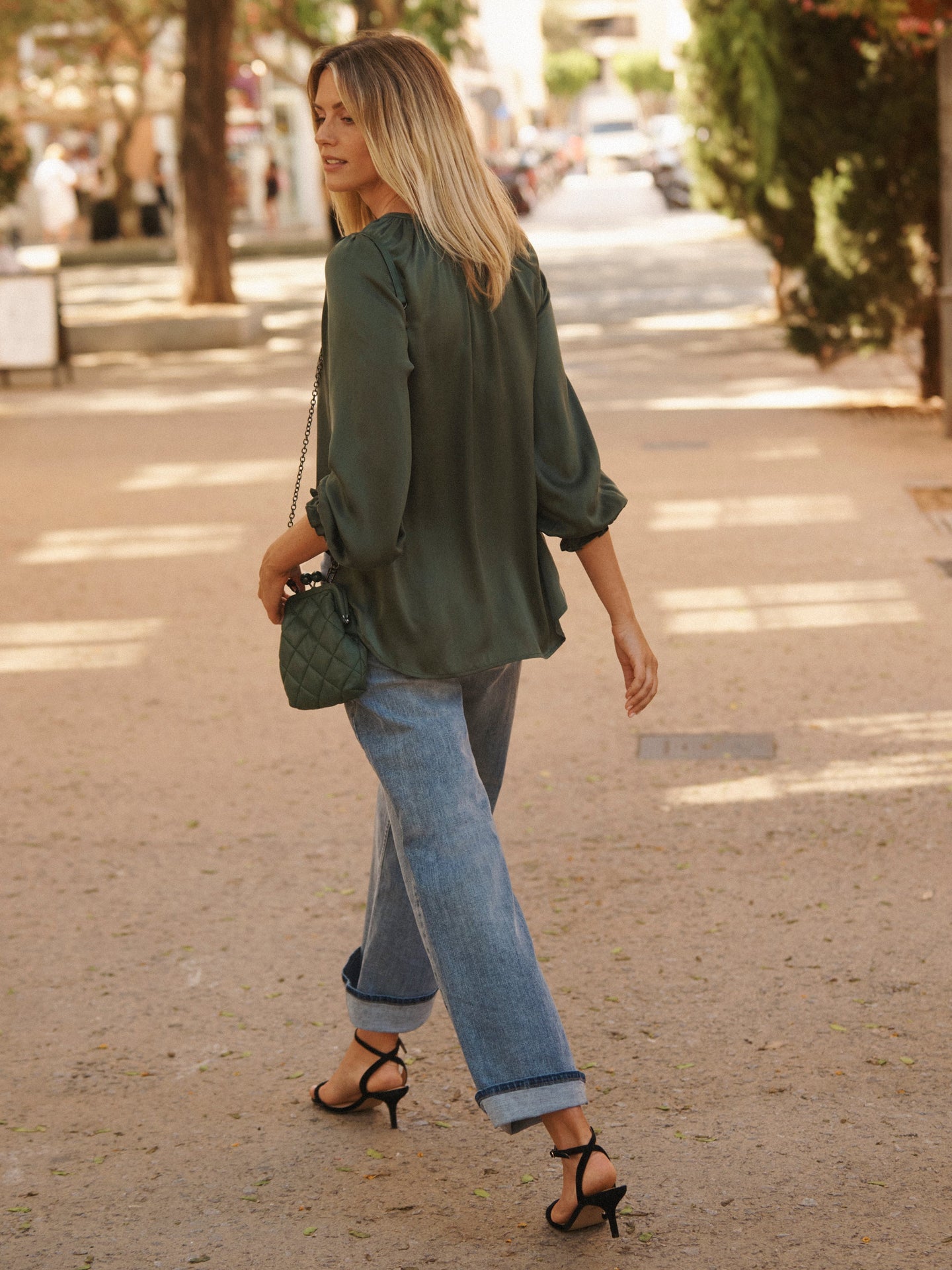 Drew wide leg jean - Light Wash