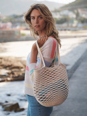 Sydney cashmere V-Neck striped sweater