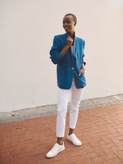 Frenchie cotton stretch trousers