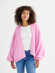 Misha alpaca blend cardigan - Pink