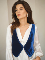 Whitney velvet waiscoat