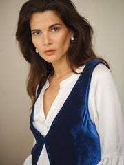 Whitney velvet waiscoat