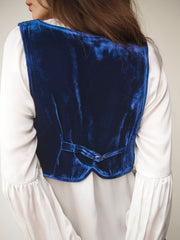 Whitney velvet waiscoat