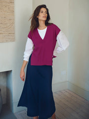 Tabby matte satin skirt