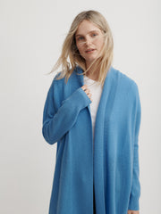 Susanna cashmere cardi - Cobalt Blue