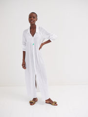 Sami gauze linen maxi dress