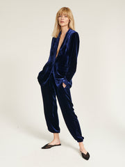 Macey velvet jog pant