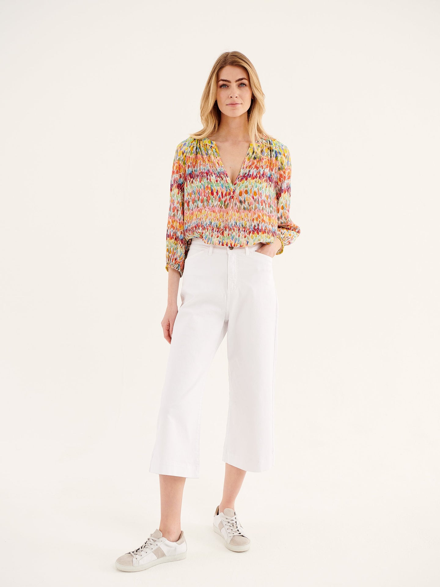 Asha cotton crop culotte