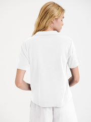 Isla towelling polo shirt