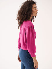 Portia velour sweatshirt