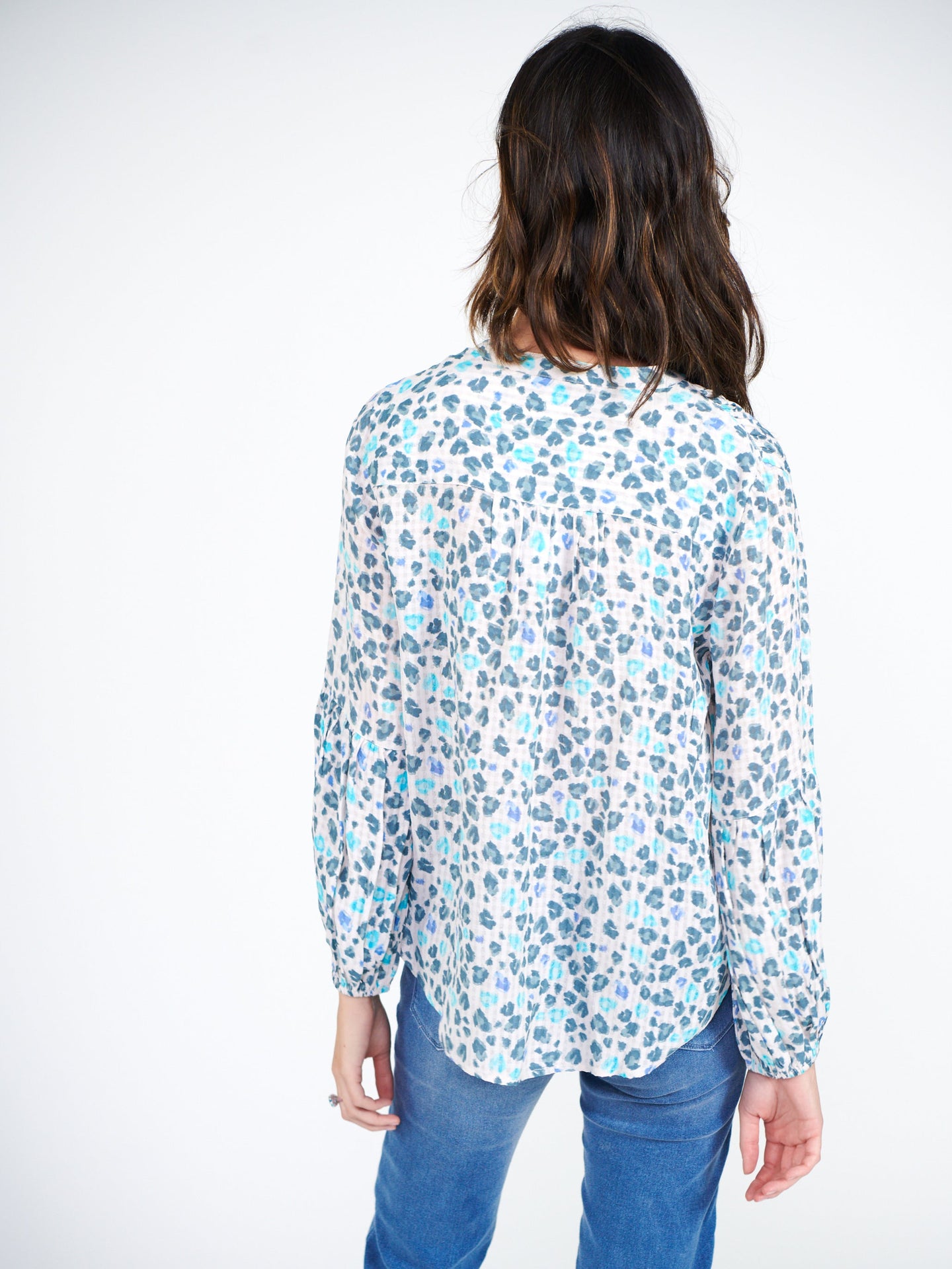 Amy viscose animal pop shirt