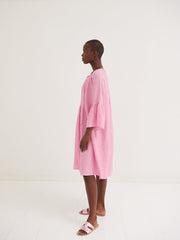 Elizabeth fluted sleeve dress