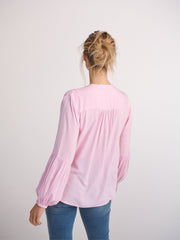 Amy viscose fluted sleeve shirt
