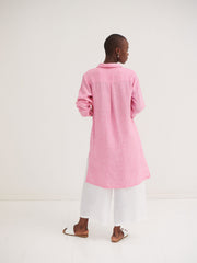 Phil linen shirt dress