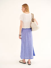 Tabby linen skirt