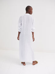 Sami gauze linen maxi dress