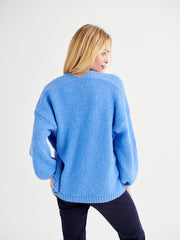 Misha alpaca blend cardigan - Blue