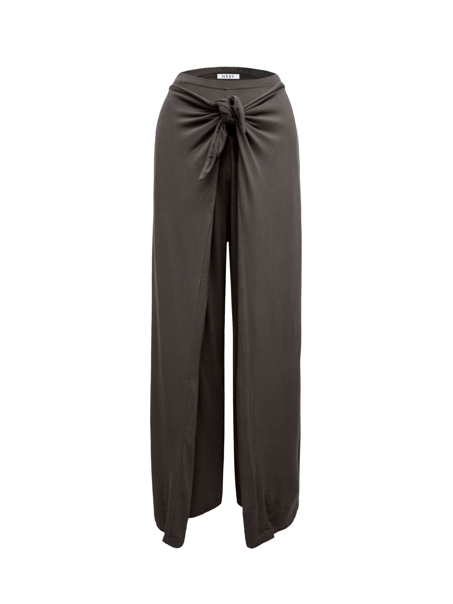 Evie jersey tie front trouser