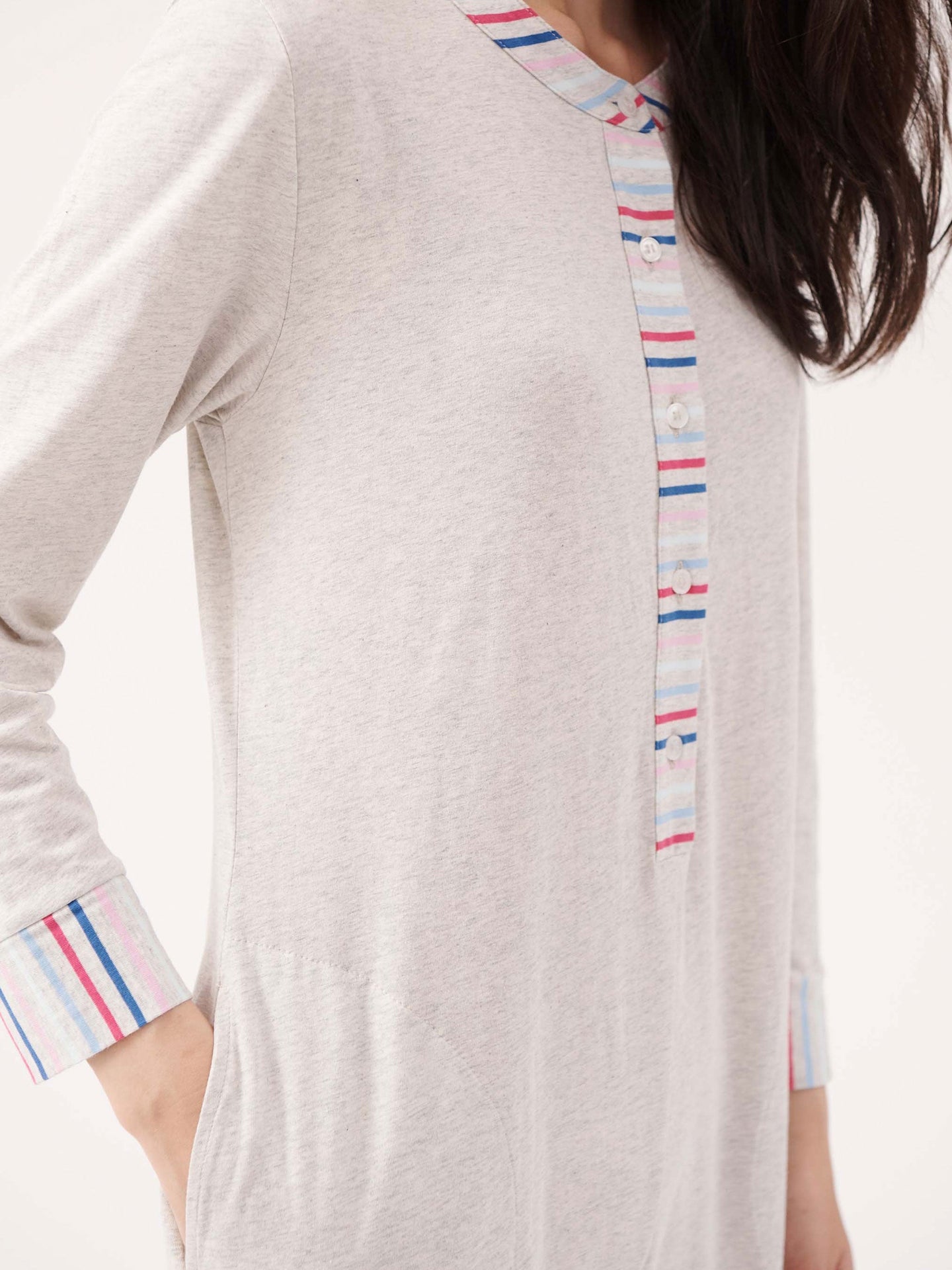 Estella jersey stripe pj romper