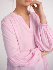 Amy viscose fluted sleeve shirt