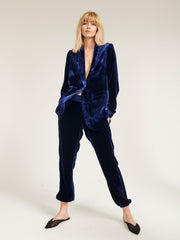 Macey velvet jog pant