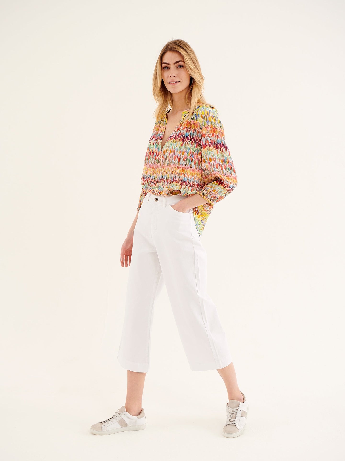 Asha cotton crop culotte