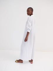 Sami gauze linen maxi dress