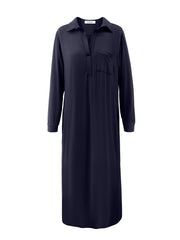 Lexie jersey belted shirt dress