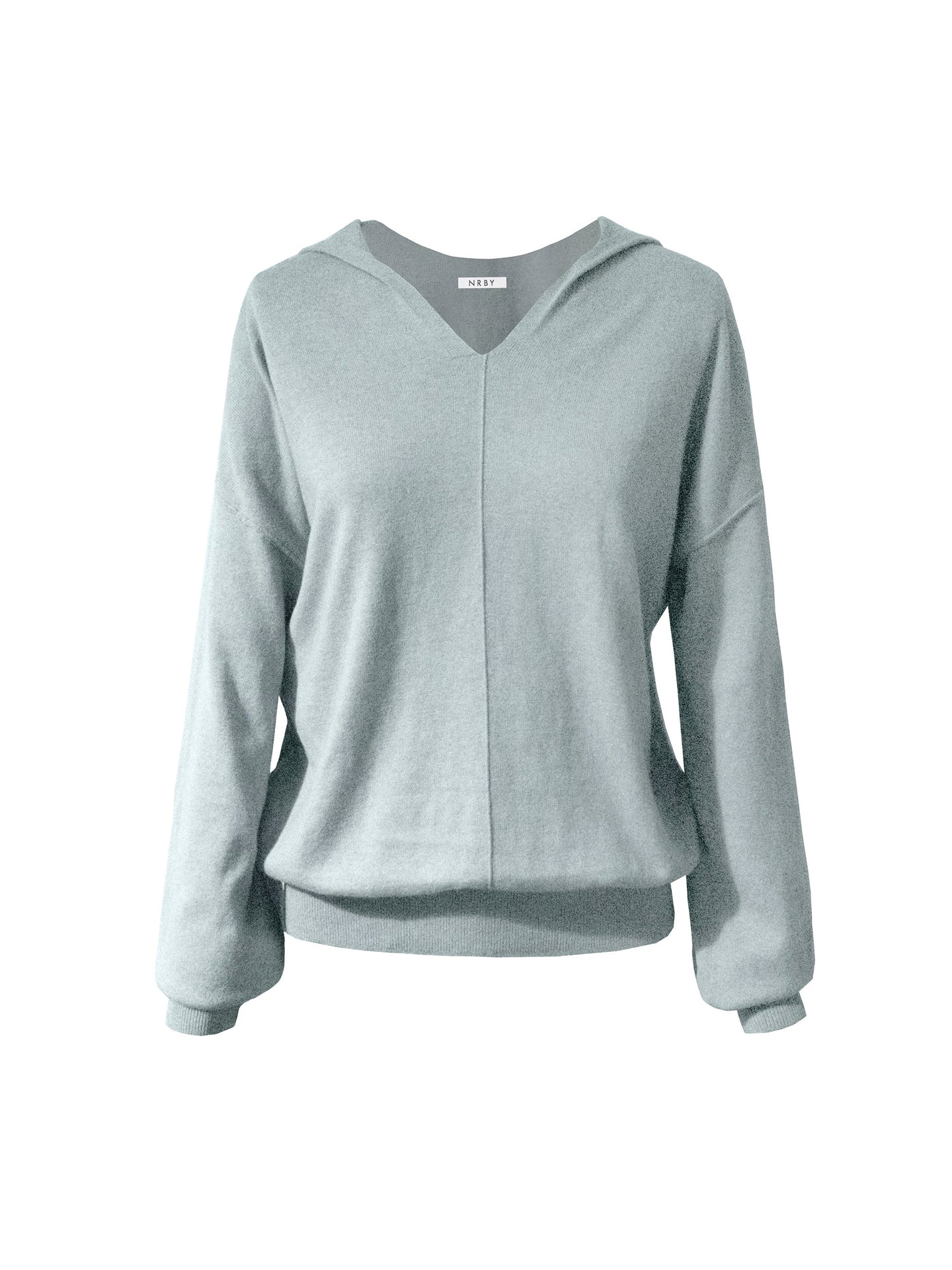 Lily hooded cotton cashmere sweater