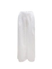 Zoe linen wide leg trouser