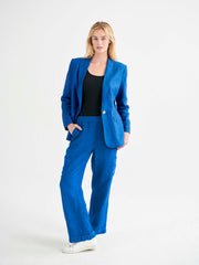 Freddie linen blazer