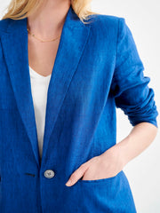 Freddie linen blazer