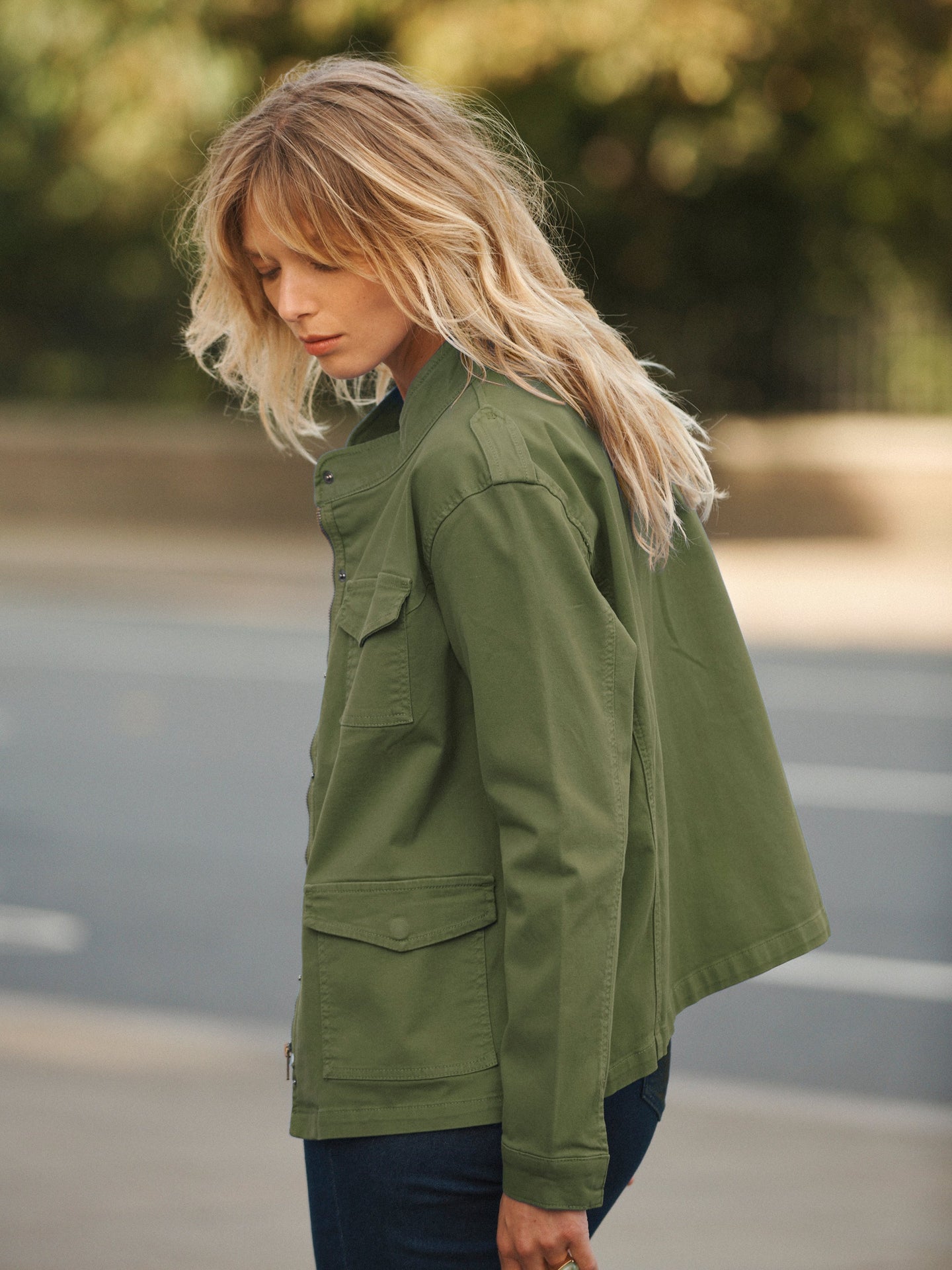Green Cotton Jacket