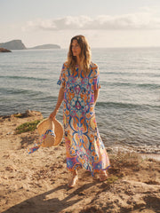 Printed Silk Dress