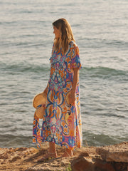Printed Silk Dress