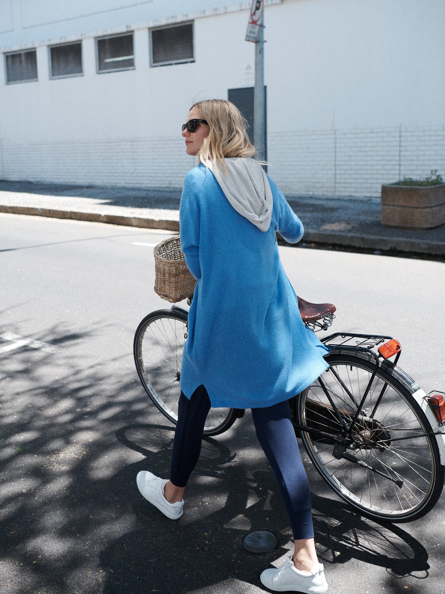 Susanna cashmere cardi - Cobalt Blue