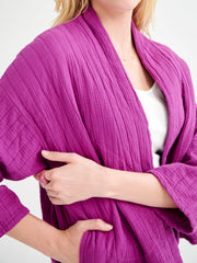 Kimmy double cloth jacket - Magenta