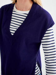 New Willow v-neck tank - Blue