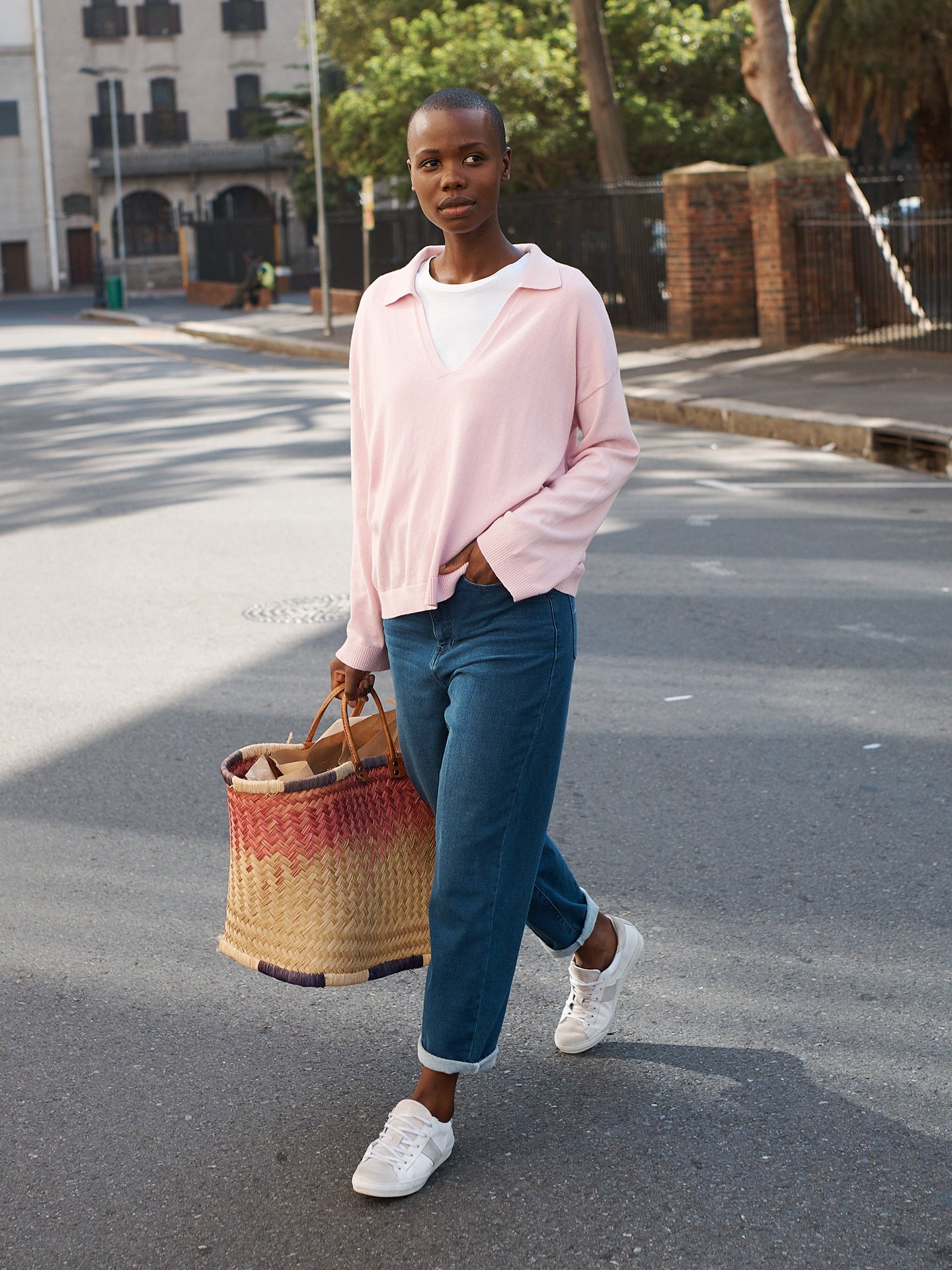 Betty barrel leg jean