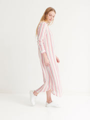Chrissie stripe maxi dress