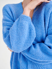 Misha alpaca blend cardigan - Blue