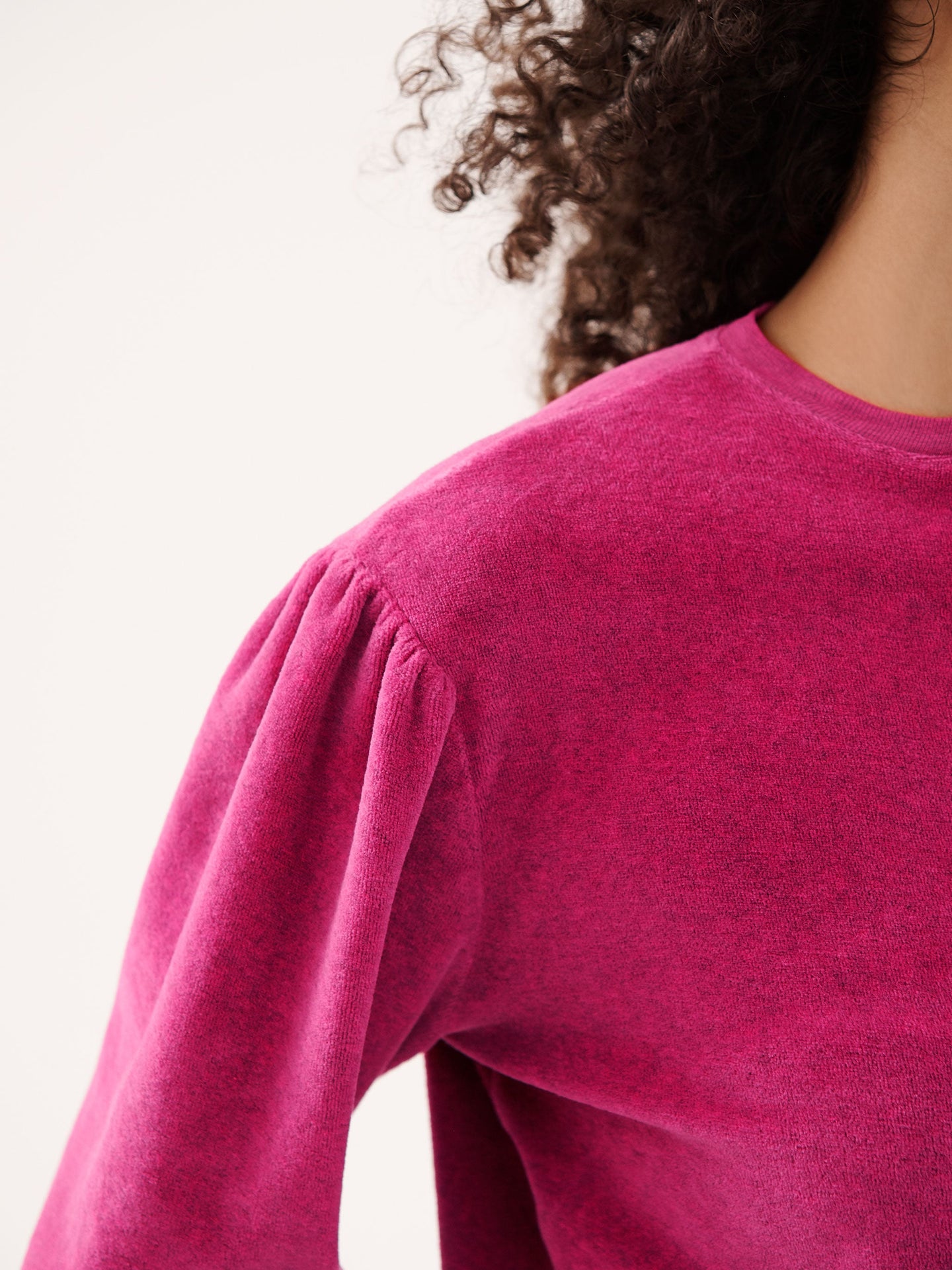 Portia velour sweatshirt